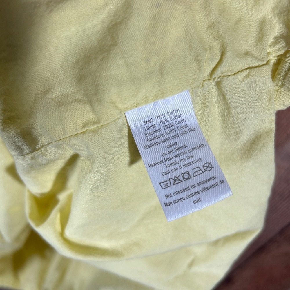 Janie and Jack Girls Yellow Eyelet Ruffle Off-Shoulder Cotton Dress Size 8 - Picture 4 of 5